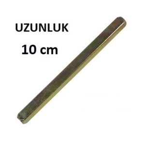 KAPI KOLU DEMİRİ KARE / KAPI KOLU MİLİ KARE 10 cm