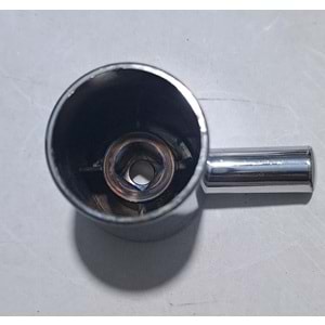 EKONOMİK SERİ - KARE YUVALI - ÇUBUK KOL TAHARAT VOLAN - PLASTİK KROM KAPLAMA ( ÇAP : 23 mm )