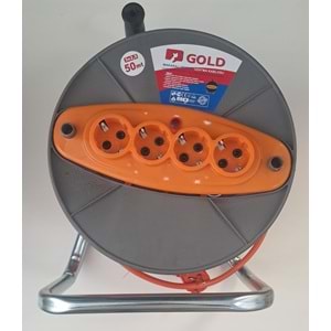 GOLD MAKARALI SEYYAR UZATMA ARA KABLOSU - 3 x 2,5 - 50 mt