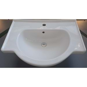 YAKAMOZ ETEJERLİ LAVABO 65cm TURAVİT