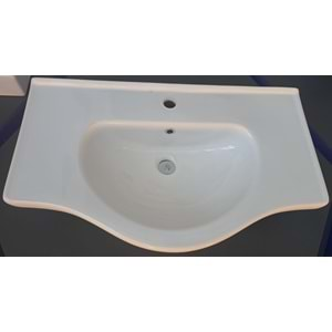 YAKAMOZ ETEJERLİ LAVABO 90cm TURAVİT