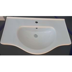 YAKAMOZ ETEJERLİ LAVABO 100cm TURAVİT