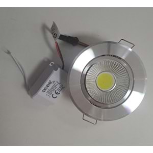 NOAS 5 WATT COB LED SPOT ALÜMİNYUM KROM KASA BEYAZ IŞIK 450lm