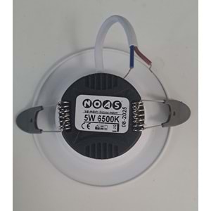 NOAS 5 WATT SMD LED SPOT KROM ÇİZGİ BEYAZ KASA BEYAZ IŞIK 450lm 6500K