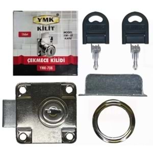 YMK KARE ÇEKMECE KİLİDİ ( 138-22 ) YMK-708
