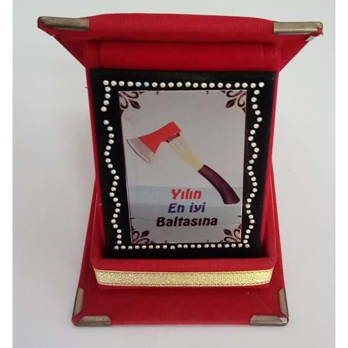 MİNİ PLAKET ( 8 cm x 11,5 cm ) - YILIN EN İYİ BALTASINA