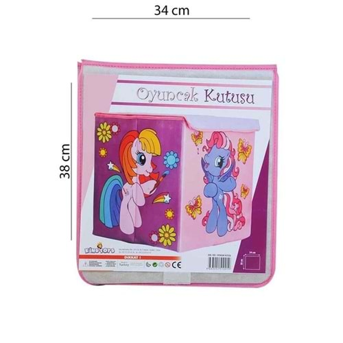 KİNG TOYS - OYUNCAK KUTUSU 34 x 34 x 38 cm ( 1 ADET FİYATIDIR )