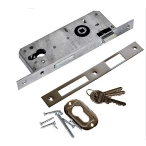 TURSAN 303 SİLİNDİRLİ DAİRE KİLİDİ - GÖMME KİLİT - 35 mm - DAİRE GİRİŞ KAPI KİLİDİ