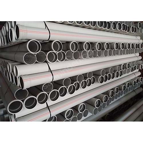 160X3000mm PVC PİS SU BORUSU 3,2 ( KALDE )
