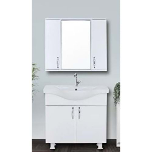 HİLTON BANYO DOLABI - KLASİK 80 BEYAZ