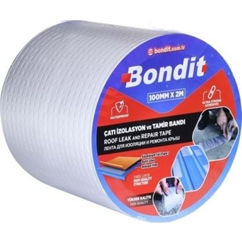 BONDİT ÇATI İZOLASYON VE TAMİR BANDI ( 100 mm x 2 mt ) BNDC210