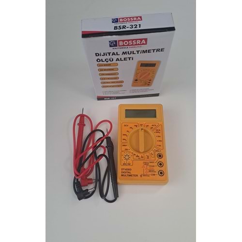 BOSSRA DİJİTAL MULTİMETRE ÖLÇÜ ALETİ ( AVOMETRE )