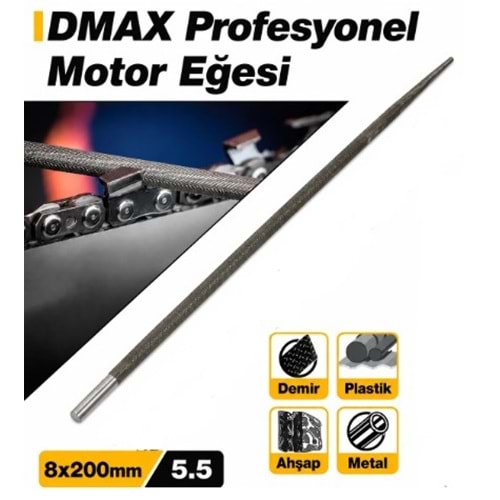 DMAX PROFESYONEL MOTOR EĞESİ 5,5mm 8x200 ( EYE ) DMAX-4156 ( 1 ADET FİYATIDIR )