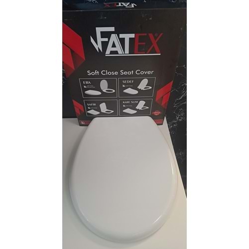 FATEX ERA SOFT ( 36 x 45 cm ) YAVAŞ KAPANAN PLASTİK KLOZET KAPAĞI