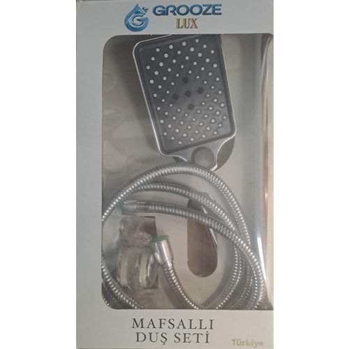 GROOZE MAFSALLI LÜX DUŞ SETİ - DUŞ TAKIMI - TİTAN - KUTU AMBALAJ