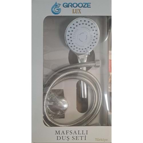 GROOZE MAFSALLI LÜX DUŞ SETİ - DUŞ TAKIMI - BEYAZ FONKSİYONLU - KUTU AMBALAJ