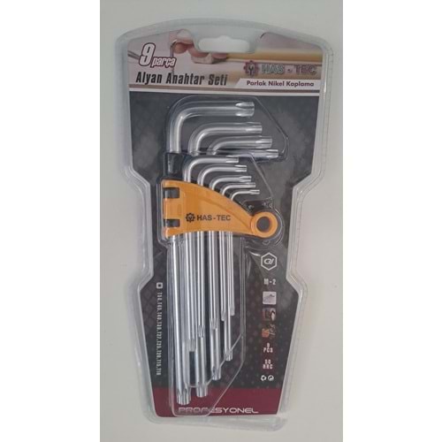 HAS-TEC 9 LU YILDIZ TORK ALYAN SETİ