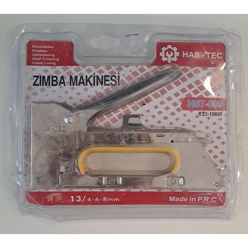 HAS-TEC MEKANİK ZIMBA MAKİNESİ 13mm/4-6-8 mm - R23-1008F