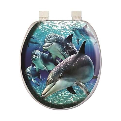 PUF KLOZET KAPAĞI DESENLİ - RENKLİ KARIŞIK MODEL