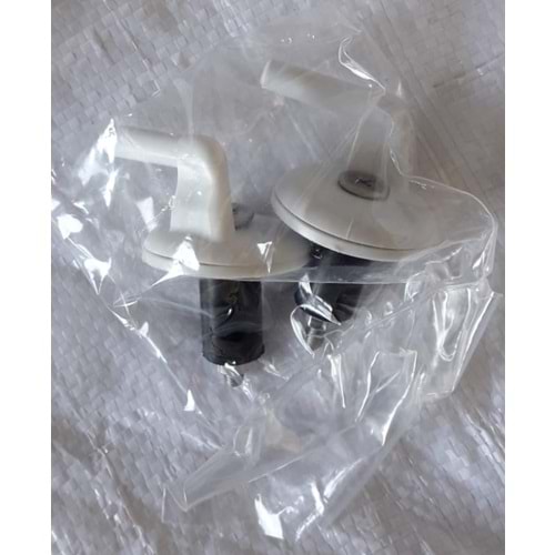 KLOZET KAPAK VİDASI - PLASTİK ÜSTTEN SIKMALI