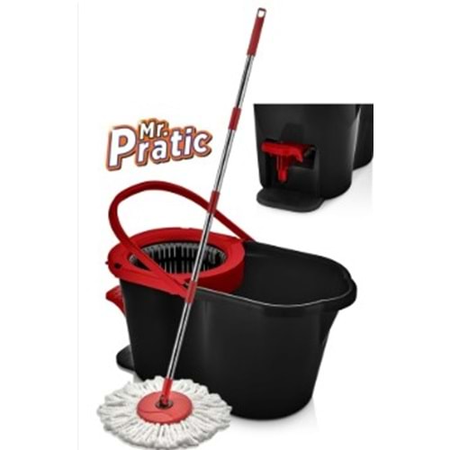 MR. PRATİC MOP SET TEMİZLİK SETİ PEDALLI TWİN TURBO DÖNERLİ VİLEDA