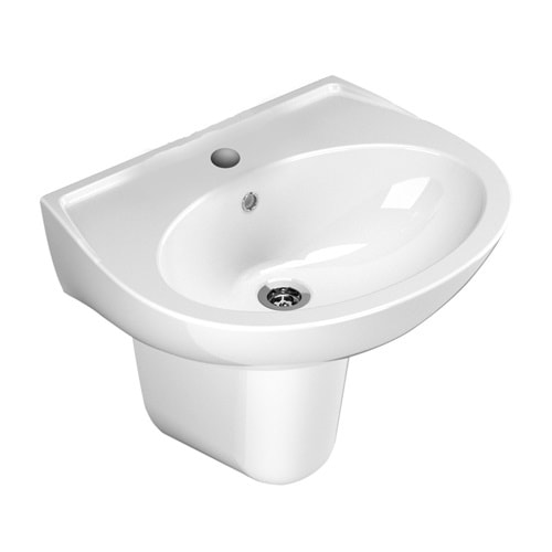 POLO LAVABO 45X55cm + YARIM AYAK TURAVİT