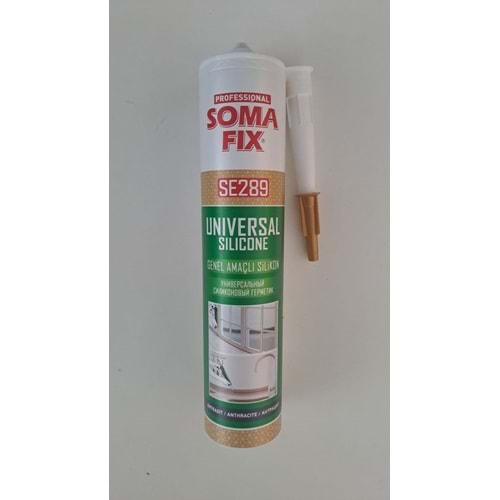 SOMAFIX SE289 GENEL AMAÇLI SİLİKON 280 GR - ANTRASİT GRİ SİLİKON