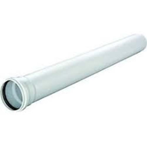 75X1000mm 2,2 PVC PİS SU BORUSU