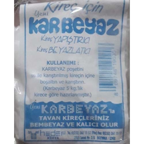 KAR BEYAZ KİREÇ PARLATICI ÇİVİT ( PAKET TAKRİBİ 60 gr + - % 5 - DEĞİŞKENLİK GÖSTEREBİLİR )