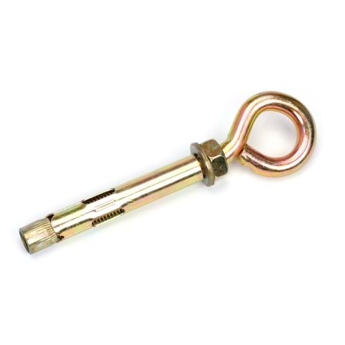 M6x75 KAPALI KANCALI ÇELİK DÜBEL ( ÇAP : 8 mm ) ( DUBEL ) ( 1 ADET FİYATIDIR )