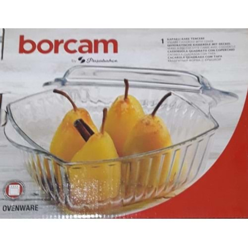 BORCAM KAPAKLI KARE TENCERE 59029 PAŞABAHÇE