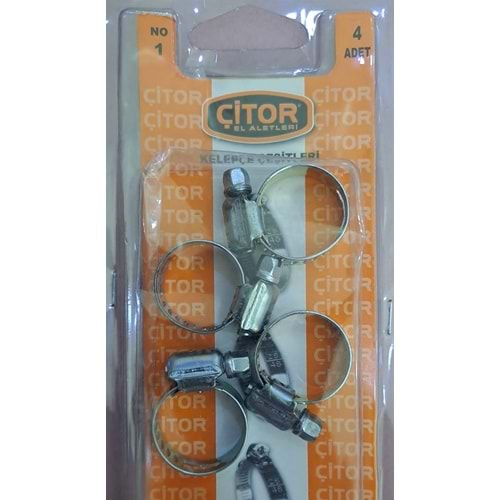 ÇİTOR HORTUM KELEPÇESİ 4 LÜ CTR-045 13-19 mm