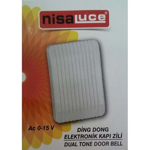 ELEKTRONİK KAPI ZİLİ PİLLİ DİNG DONG