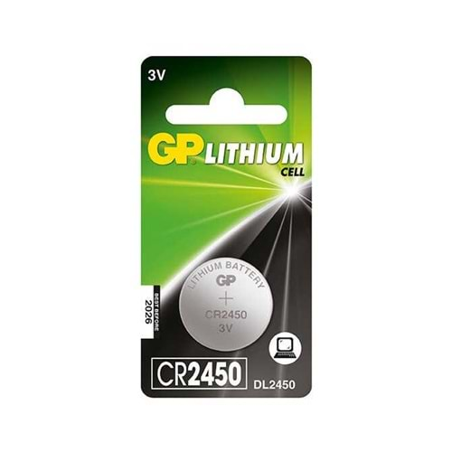 GP LİTHİUM CR2450 3V PİL 560 mAh