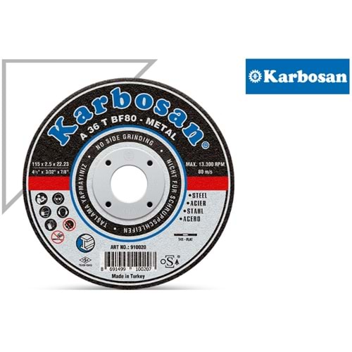 115 LİK METAL KESİCİ ( KARBOSAN ) 115 mm