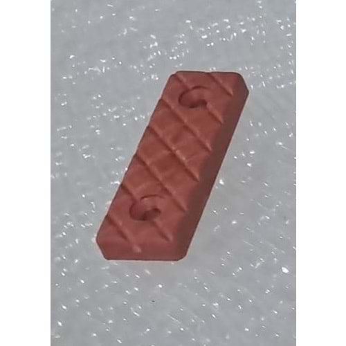 BAZA PABUCU - BAZA AYAĞI - KİRAZ ( 18mm x 53mm x 6 mm ) ( 1 ADET FİYATIDIR )