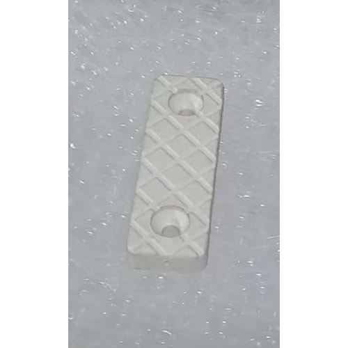 BAZA PABUCU - BAZA AYAĞI - BEYAZ ( 18mm x 53mm x 6 mm ) ( 1 ADET FİYATIDIR )