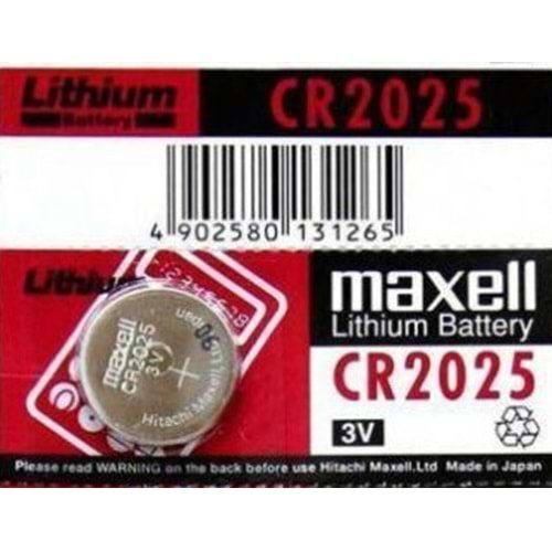 CR2025 3V LİTHİUM PİL MAXELL