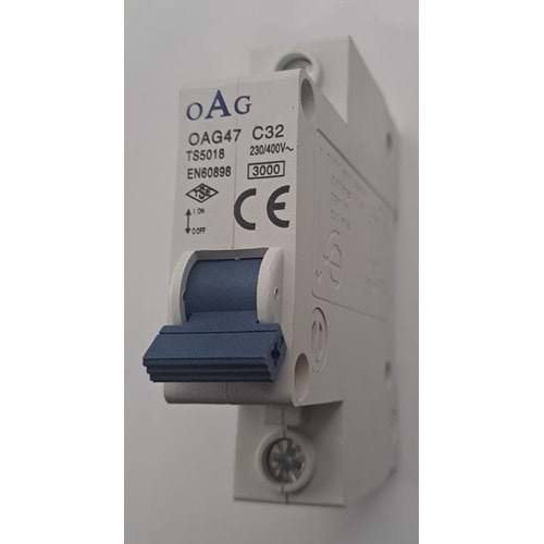 OAG - 32 AMPER SİGORTA C32 - OAG47 OTOMAT SİGORTA