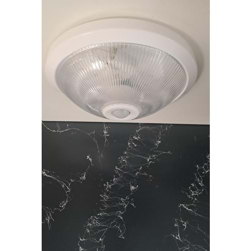 LAMPİST PLASTİK CAMLI TAVAN SENSÖRÜ 2XE27