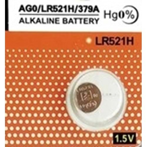 AG0 - LR521H - 379A 1,5V PİL ( 1 ADET FİYATIDIR )