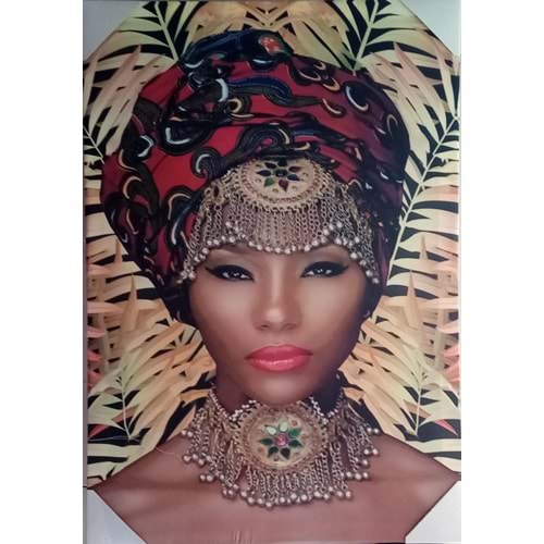 BEZ TABLO 43,5cmX63cm - ZENCİ KADIN 1