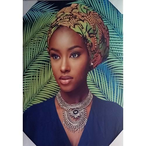 BEZ TABLO 43,5cmX63cm - ZENCİ KADIN 2