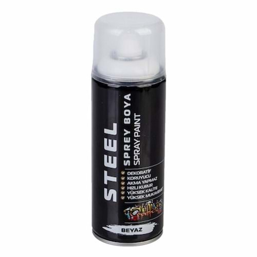 STEEL SPREY BOYA 400 ml - BEYAZ