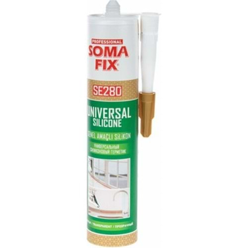 SOMAFIX SE280 GENEL AMAÇLI SİLİKON 280 GR - ŞEFFAF SİLİKON