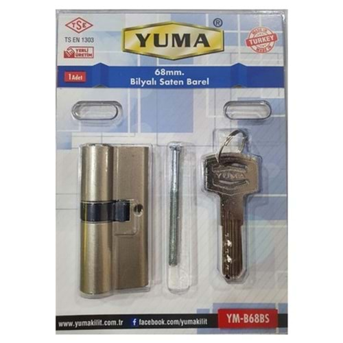 YUMA 68 mm BİLYALI SATEN BAREL YM-B68BS