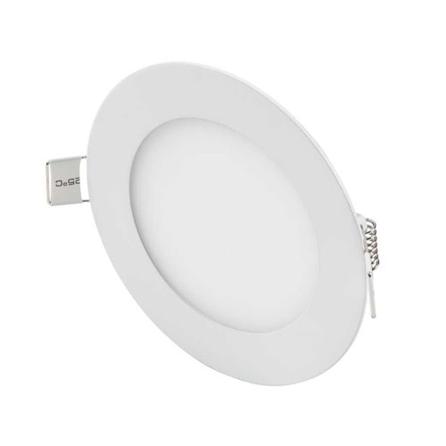 LEVA LED PANEL YUVARLAK SLIM SIVA ALTI BEYAZ IŞIK 6 W 480lm 12 CM LV-3090