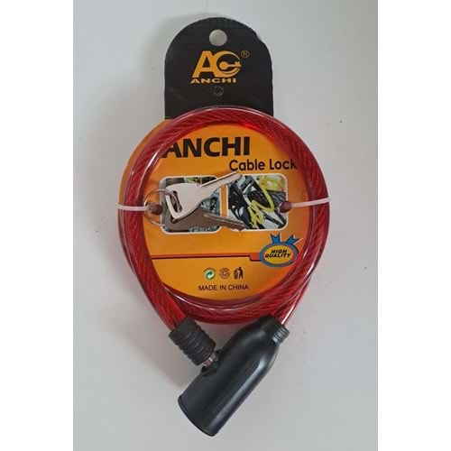 ANCHI BİSİKLET KİLİDİ ANAHTARLI TGR-72