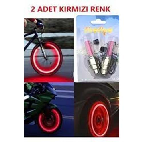 KSMART BİSİKLET SİBOP IŞIĞI 2 Lİ SET KIRMIZI IŞIK K-3972