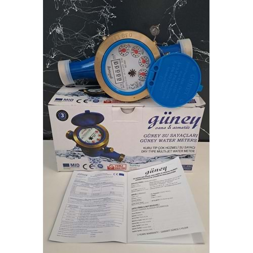 GÜNEY GK-1 DN20 SU SAATİ REKORSUZ 190mm (R160)